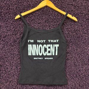 Britney Spears I'm Not That Innocent Tank Top Size Medium